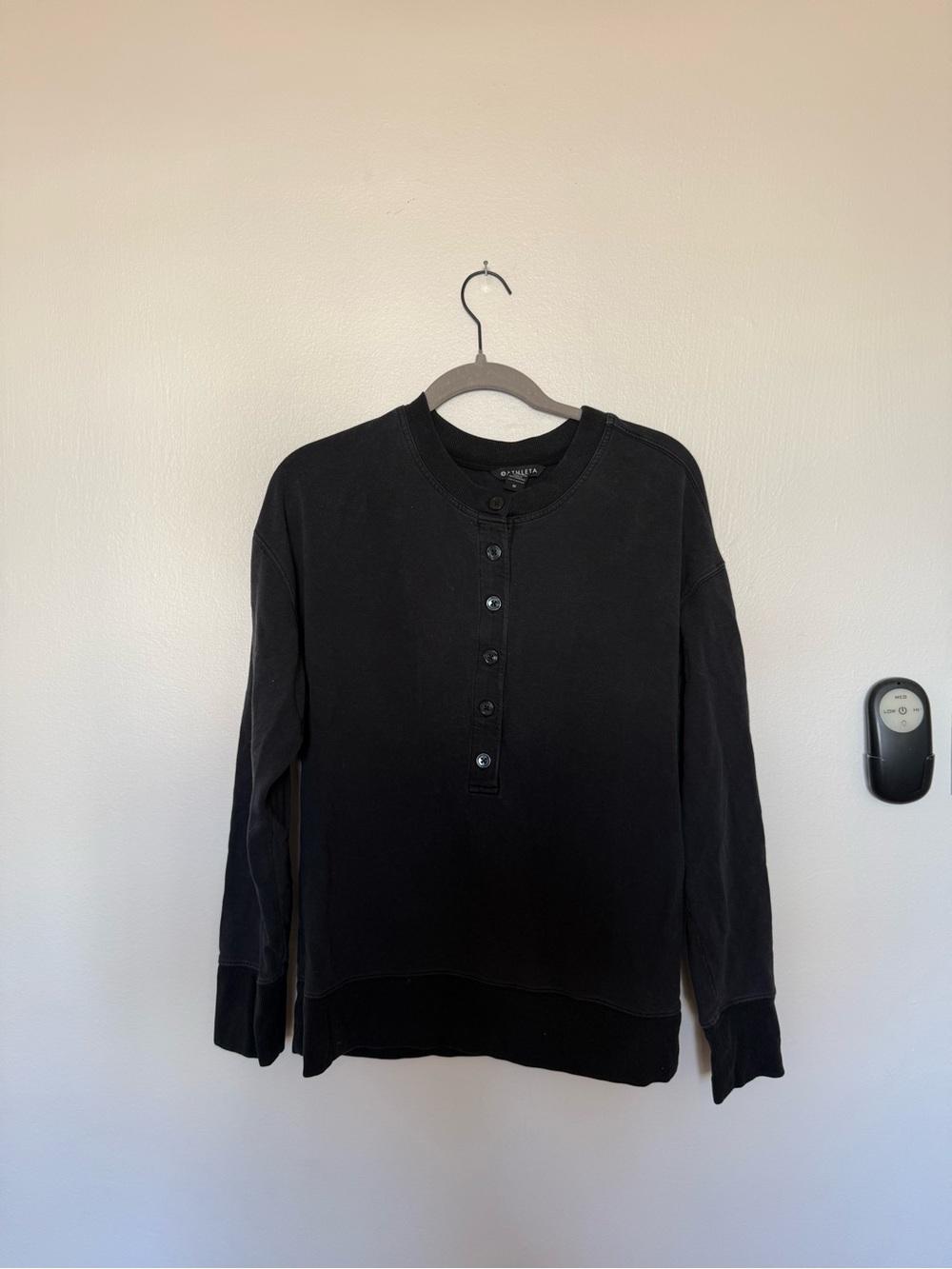 Black Women's Henley Sweater athleta